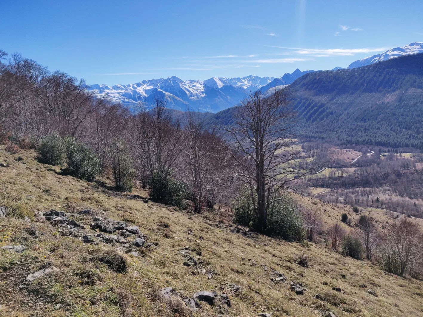 Toute la chaîne à l’horizon