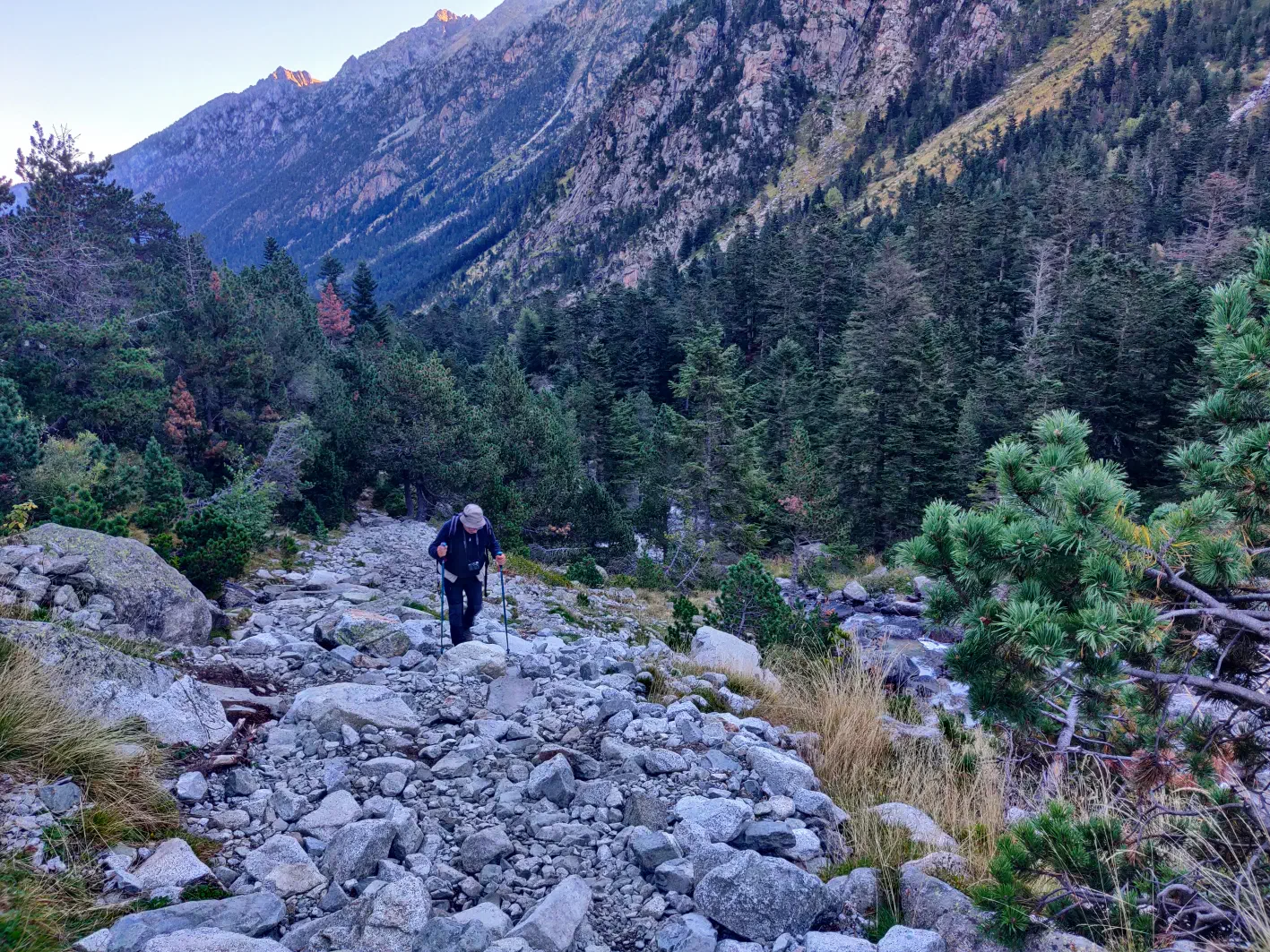 Mon père dans les blocs