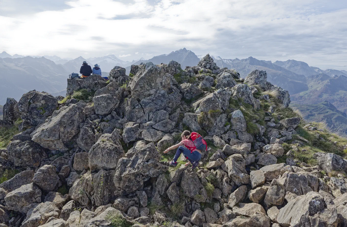 Le chaos de blocs du sommet