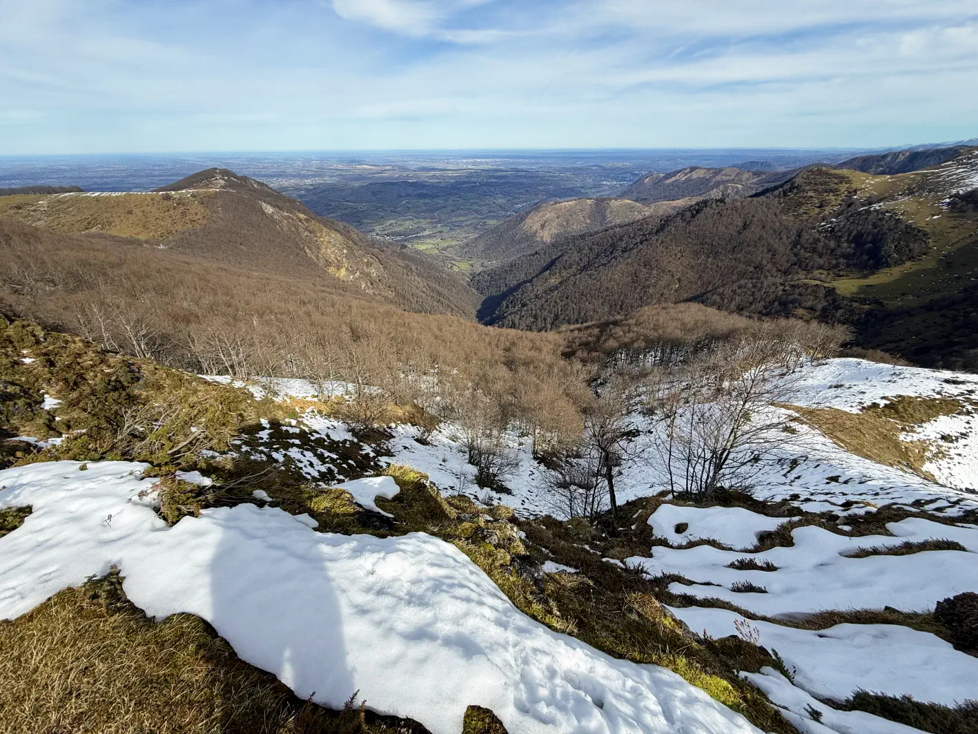 La descente vers la vallée