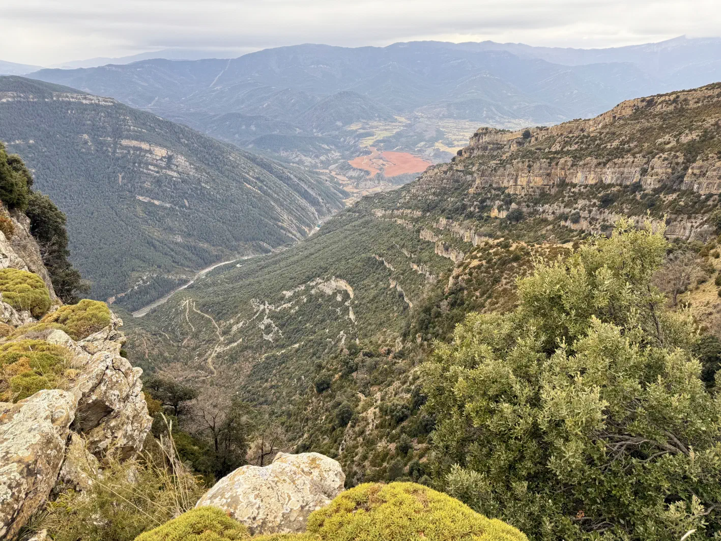 Les gorges vues d’en haut