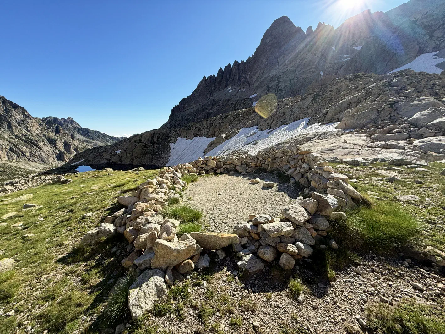 Un emplacement de bivouac