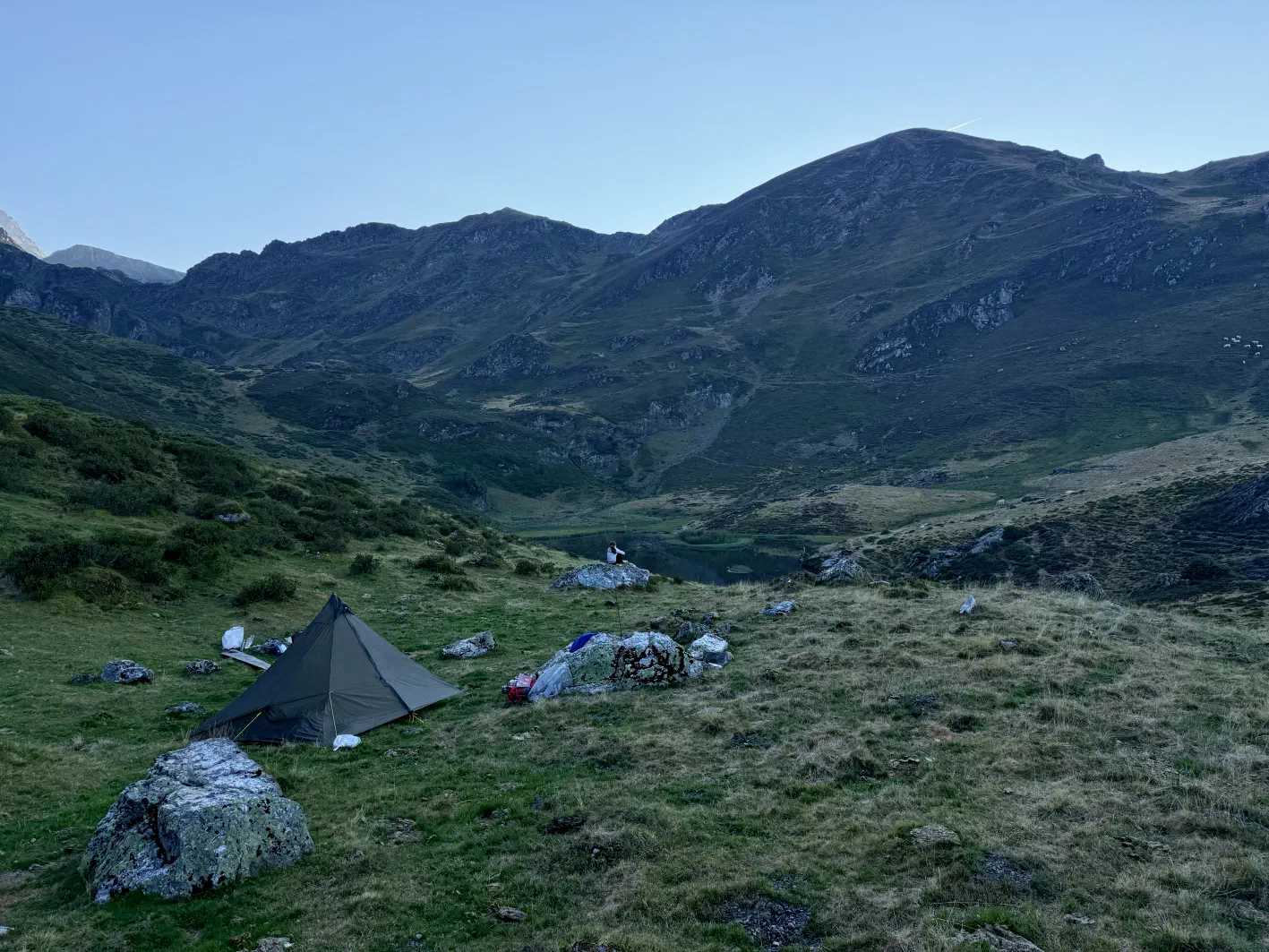 Le camp posé pour la nuit